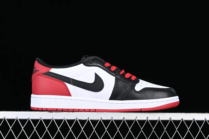 All categories Air Jordan Jordan series basketball shoes Air Jordan 1 Low LJR version Air Jordan 1 Low "Black Toe" AJ1 Joe 1 new black toe cultural and leisure sports sneakers CZ0790-106